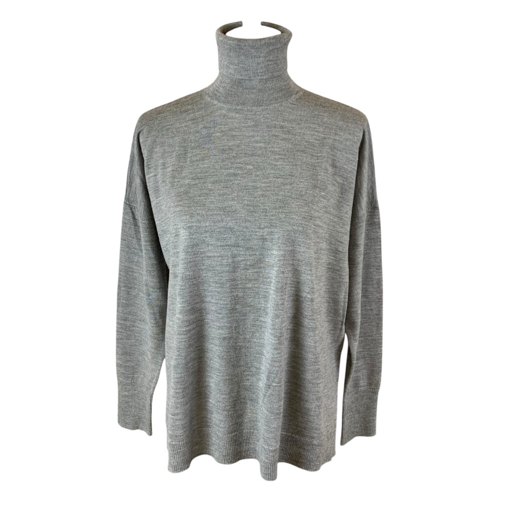 J. Crew Gray Turtleneck Sweater